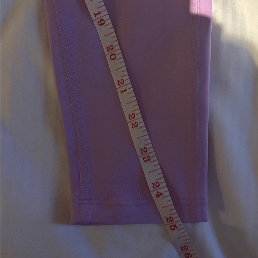 PELOTON HIGH WAISTED SIDE POCKET LEGGING LAVENDER COLOR SIZE XS WAIST 11β NWTS - Picture 9 of 9